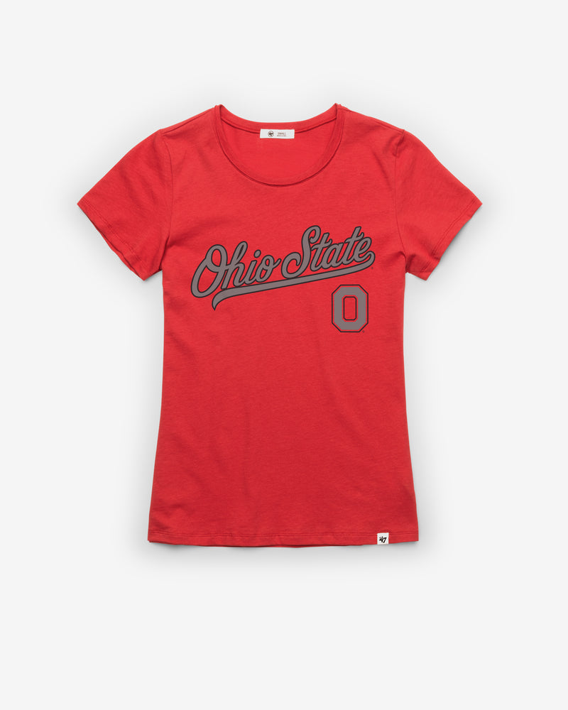 OHIO STATE BUCKEYES TAIL SWEEP '47 FRANKIE TEE WOMENS