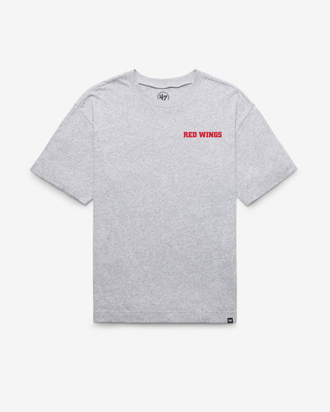 DETROIT RED WINGS VINTAGE HISTORY '47 LOCK FOUNDATION TEE