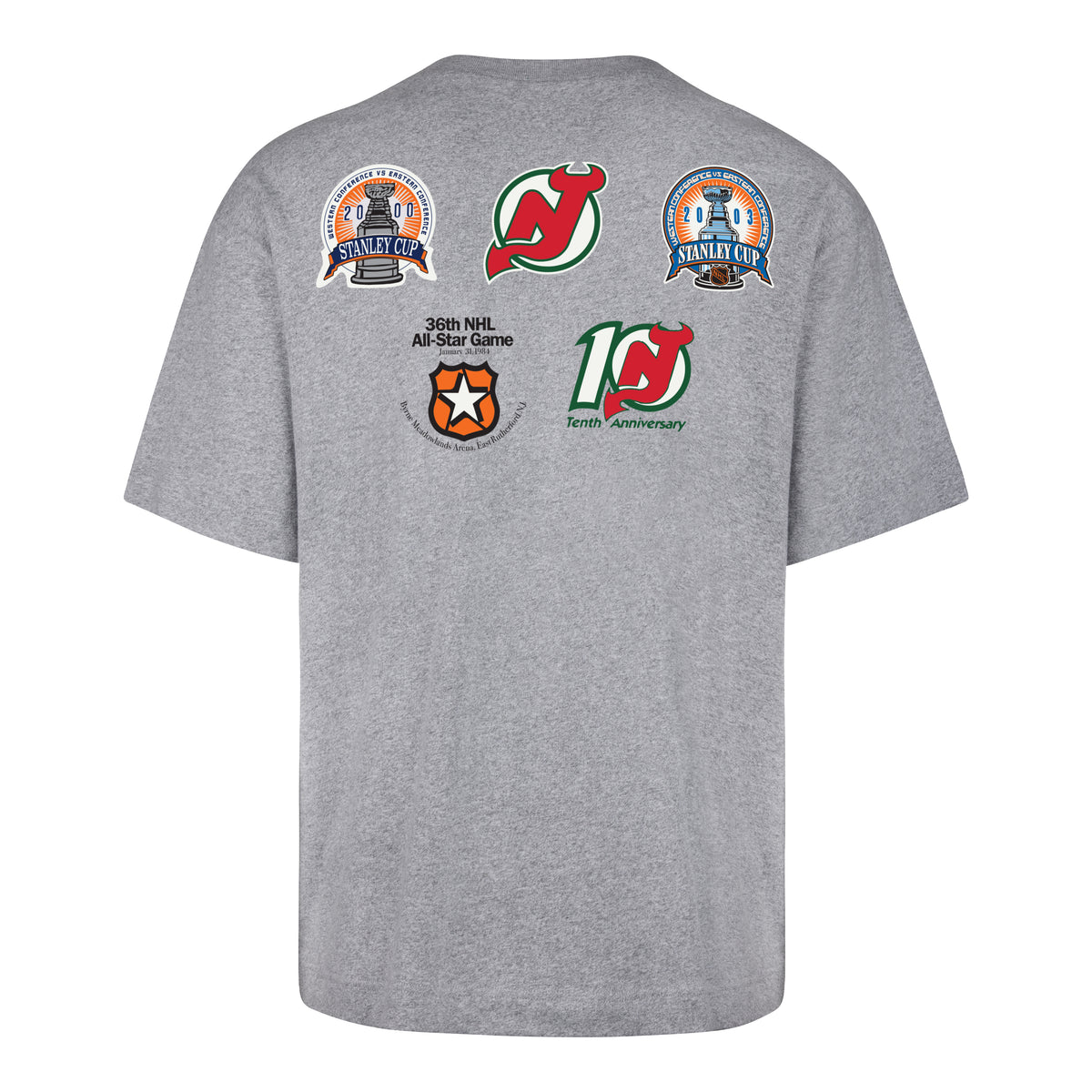 NEW JERSEY DEVILS VINTAGE HISTORY LOCK '47 FOUNDATION TEE