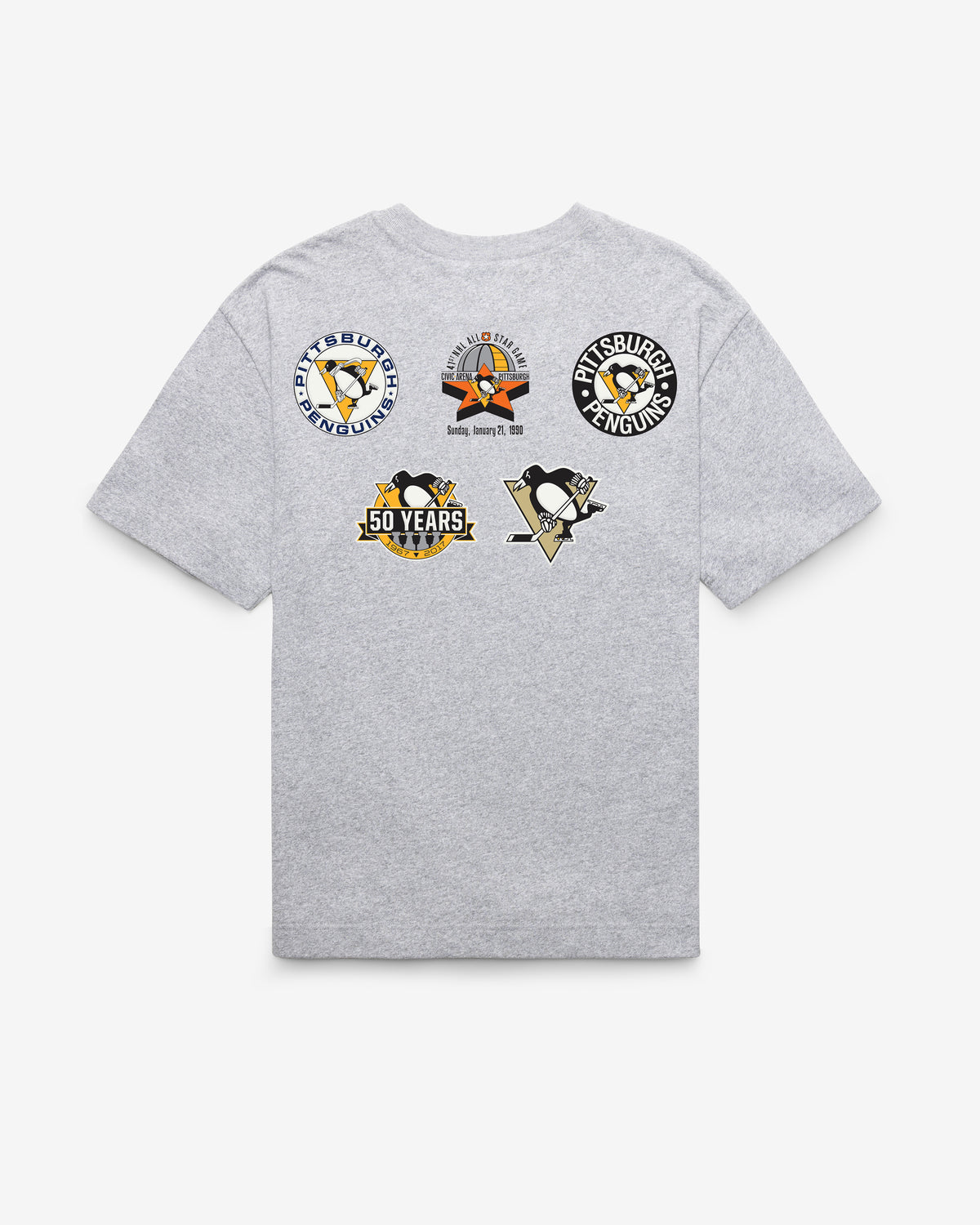 PITTSBURGH PENGUINS VINTAGE HISTORY LOCK '47 FOUNDATION TEE