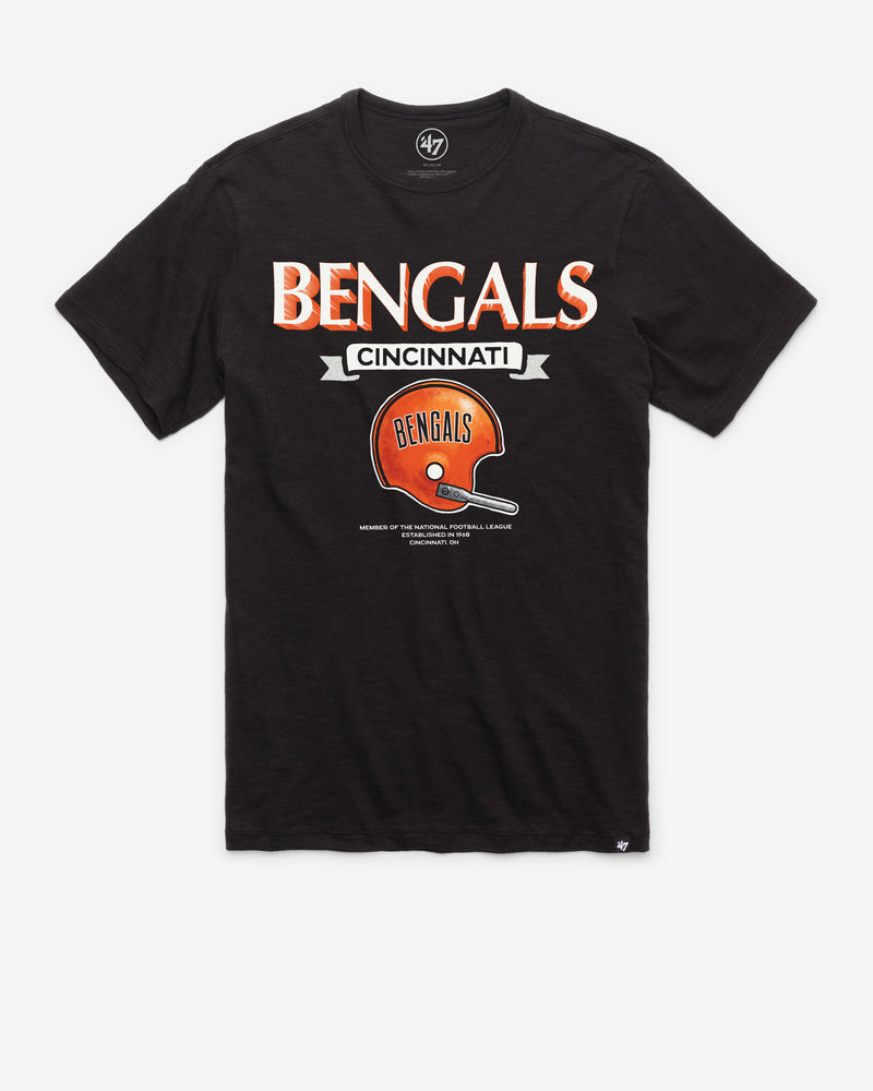 CINCINNATI BENGALS HISTORIC LONG HAUL '47 SCRUM TEE