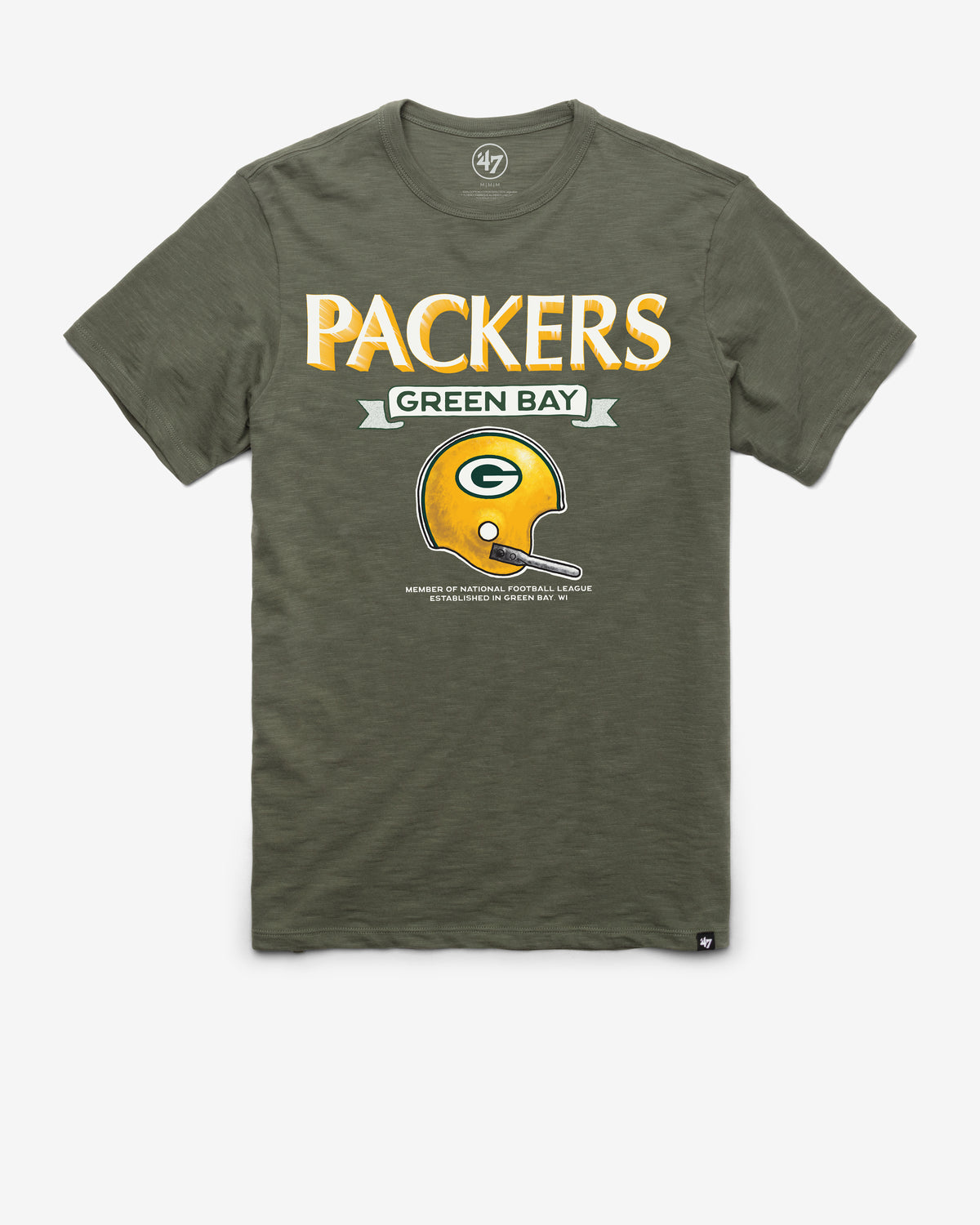 GREEN BAY PACKERS HISTORIC LONG HAUL '47 SCRUM TEE