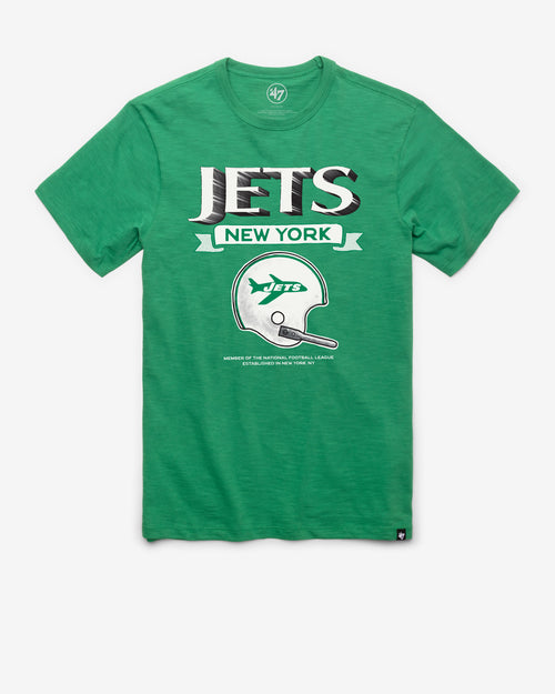 NEW YORK JETS HISTORIC BOOT PATH '47 RAVINE FLEECE HOOD