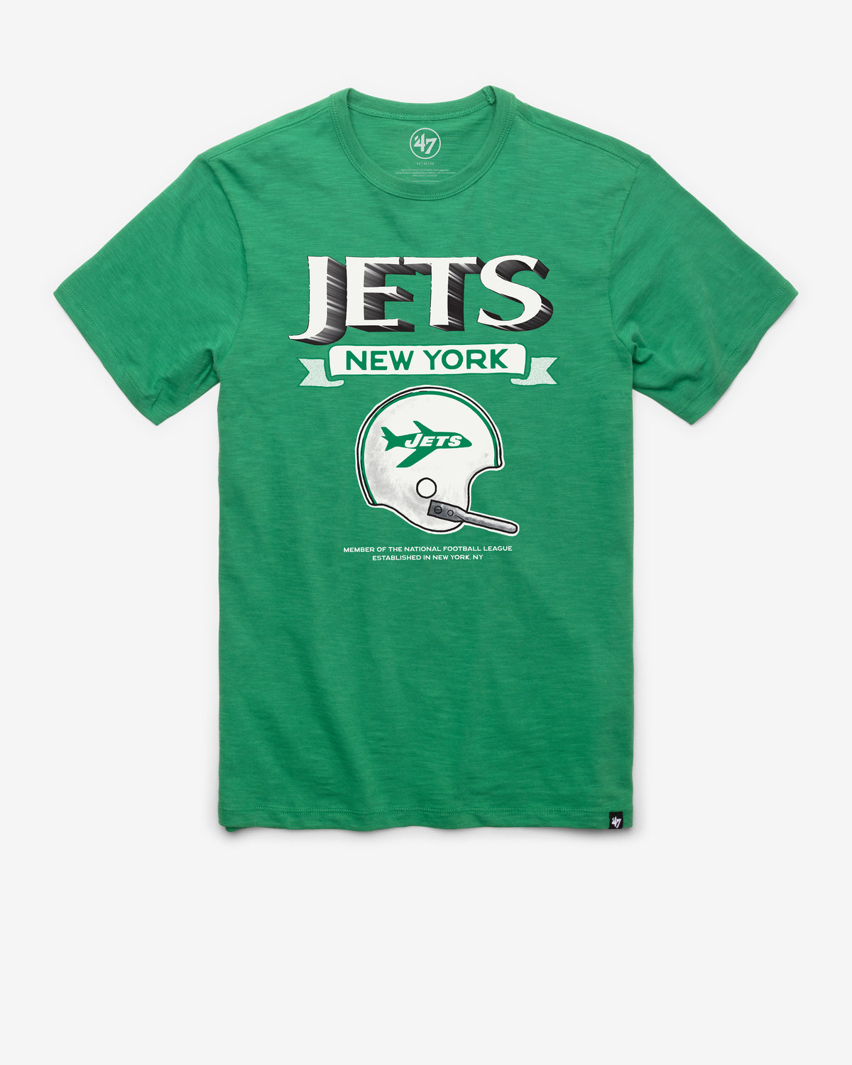 NEW YORK JETS HISTORIC LONG HAUL '47 SCRUM TEE