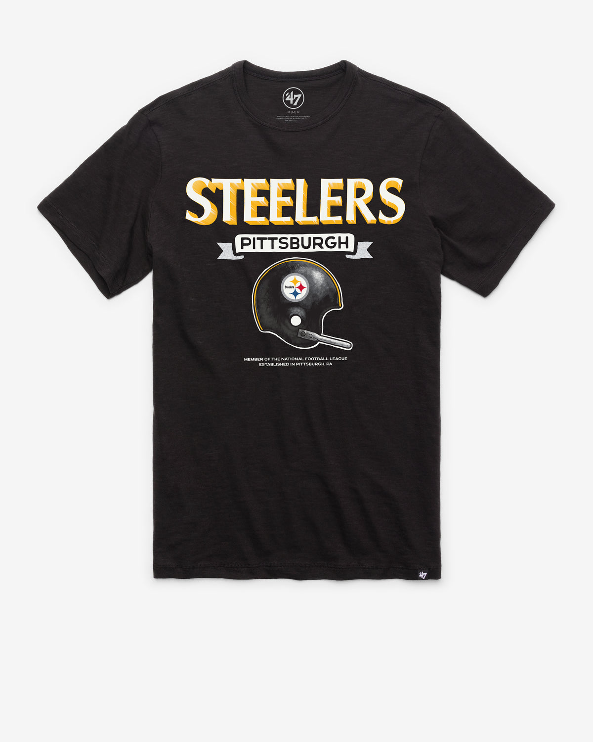 PITTSBURGH STEELERS HISTORIC LONG HAUL '47 SCRUM TEE