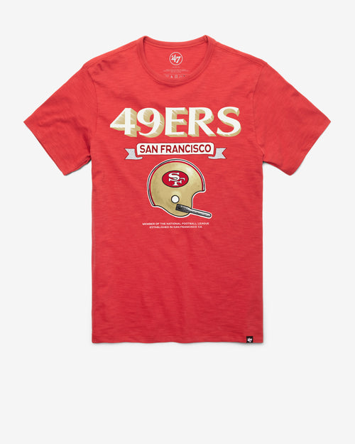 SAN FRANCISCO 49ERS HISTORIC LONG HAUL '47 SCRUM TEE