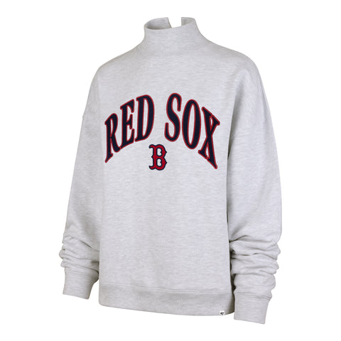 BOSTON RED SOX VANTAGE '47 MOCK NECK PULLOVER WOMENS