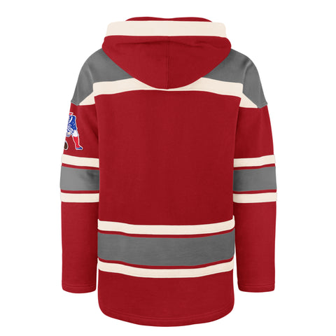 NEW ENGLAND PATRIOTS HISTORIC FIRST DOWN '47 SUPERIOR LACER HOOD