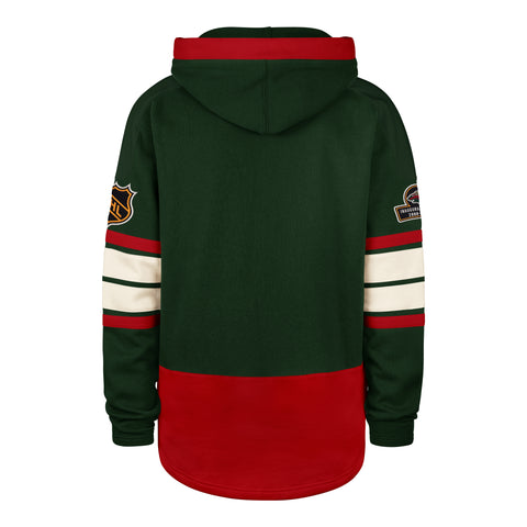 OLD TIME HOCKEY MINNESOTA WILD VINTAGE PUCK DROP DUAL '47 HERITAGE LACER