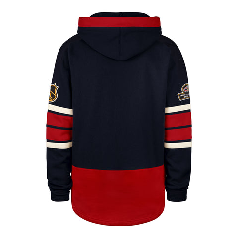 OLD TIME HOCKEY COLUMBUS BLUE JACKETS VINTAGE PUCK DROP DUAL '47 HERITAGE LACER