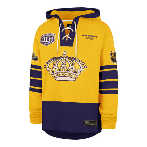 OLD TIME HOCKEY LOS ANGELES KINGS VINTAGE PUCK DROP DUAL '47 HERITAGE LACER