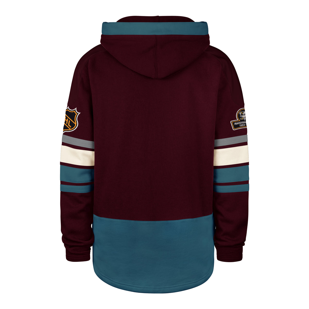 OLD TIME HOCKEY ANAHEIM DUCKS VINTAGE PUCK DROP DUAL '47 HERITAGE LACER