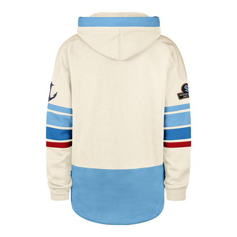 OLD TIME HOCKEY SEATTLE KRAKEN PUCK DROP DUAL '47 HERITAGE LACER