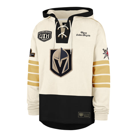 OLD TIME HOCKEY VEGAS GOLDEN KNIGHTS PUCK DROP '47 DUAL HERITAGE LACER