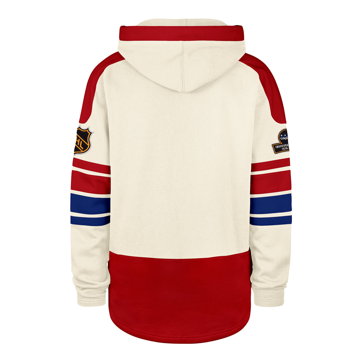 OLD TIME HOCKEY WASHINGTON CAPITALS VINTAGE PUCK DROP DUAL '47 HERITAGE LACER