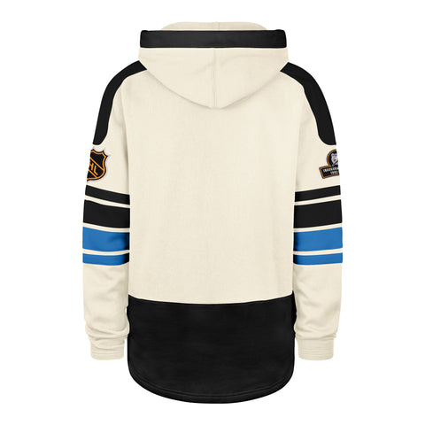 OLD TIME HOCKEY TAMPA BAY LIGHTNING VINTAGE PUCK DROP DUAL '47 HERITAGE LACER