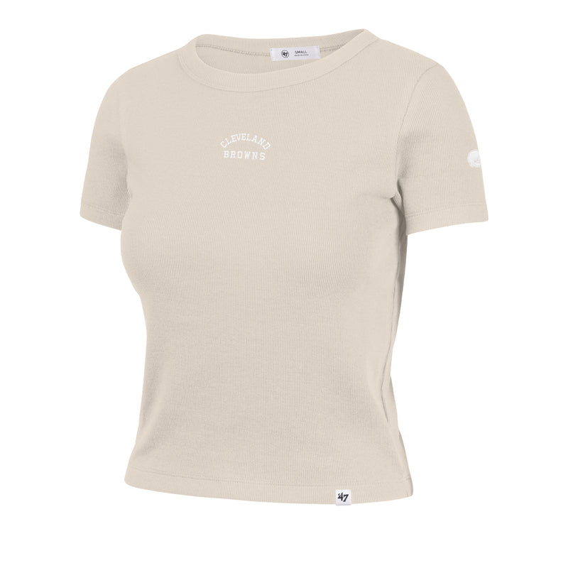 CLEVELAND BROWNS SPIRITED '47 WOMEN'S BABY RIB TEE