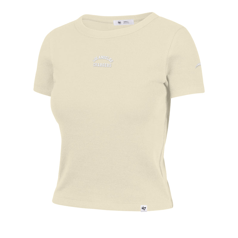 LOS ANGELES CHARGERS SPIRITED '47 WOMEN'S BABY RIB TEE