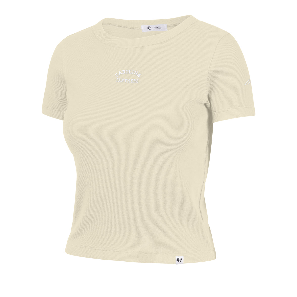 CAROLINA PANTHERS SPIRITED '47 WOMEN'S BABY RIB TEE