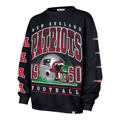NEW ENGLAND PATRIOTS GO BIG '47 OVERSIZED CREW WOMENS