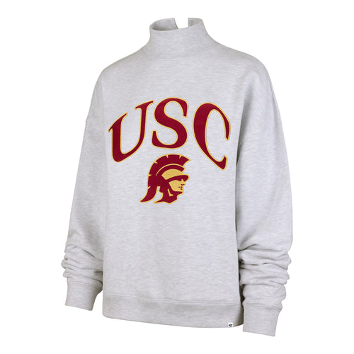 USC SOUTHERN CALIFORNIA TROJANS VANTAGE '47 MOCK NECK PULLOVER WOMENS