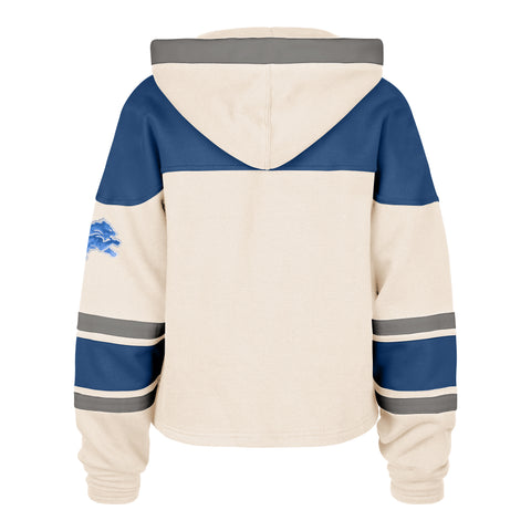 DETROIT LIONS CHOP BLOCK CROPPED '47 SUPERIOR LACER HOOD WOMENS