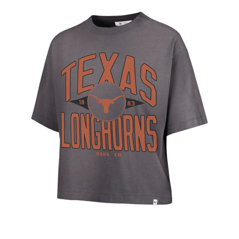 TEXAS LONGHORNS WINDTHROW '47 RAVINE CROP TEE WOMENS