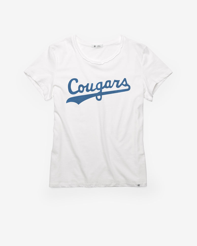 BRIGHAM YOUNG COUGARS VINTAGE PREMIER '47 FRANKIE TEE WOMENS