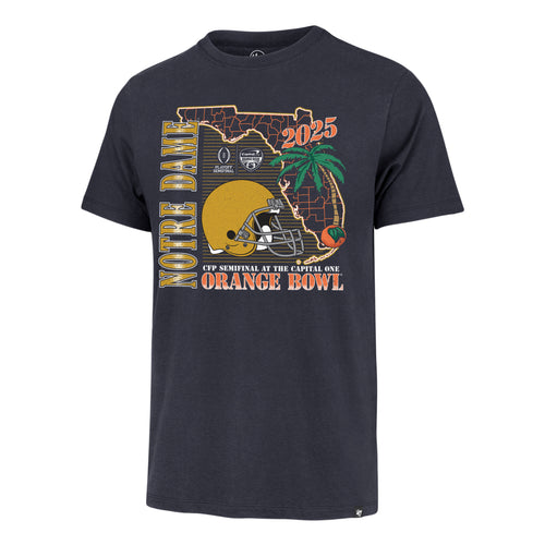 NOTRE DAME FIGHTING IRISH ORANGE BOWL '47 FRANKLIN TEE