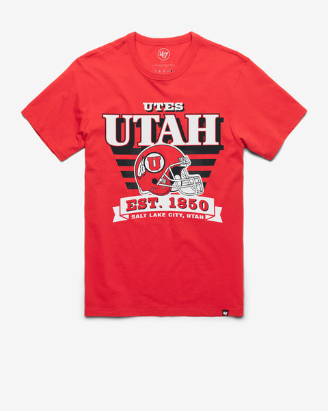 UTAH UTES STRIPE SPLASH '47 FRANKLIN TEE