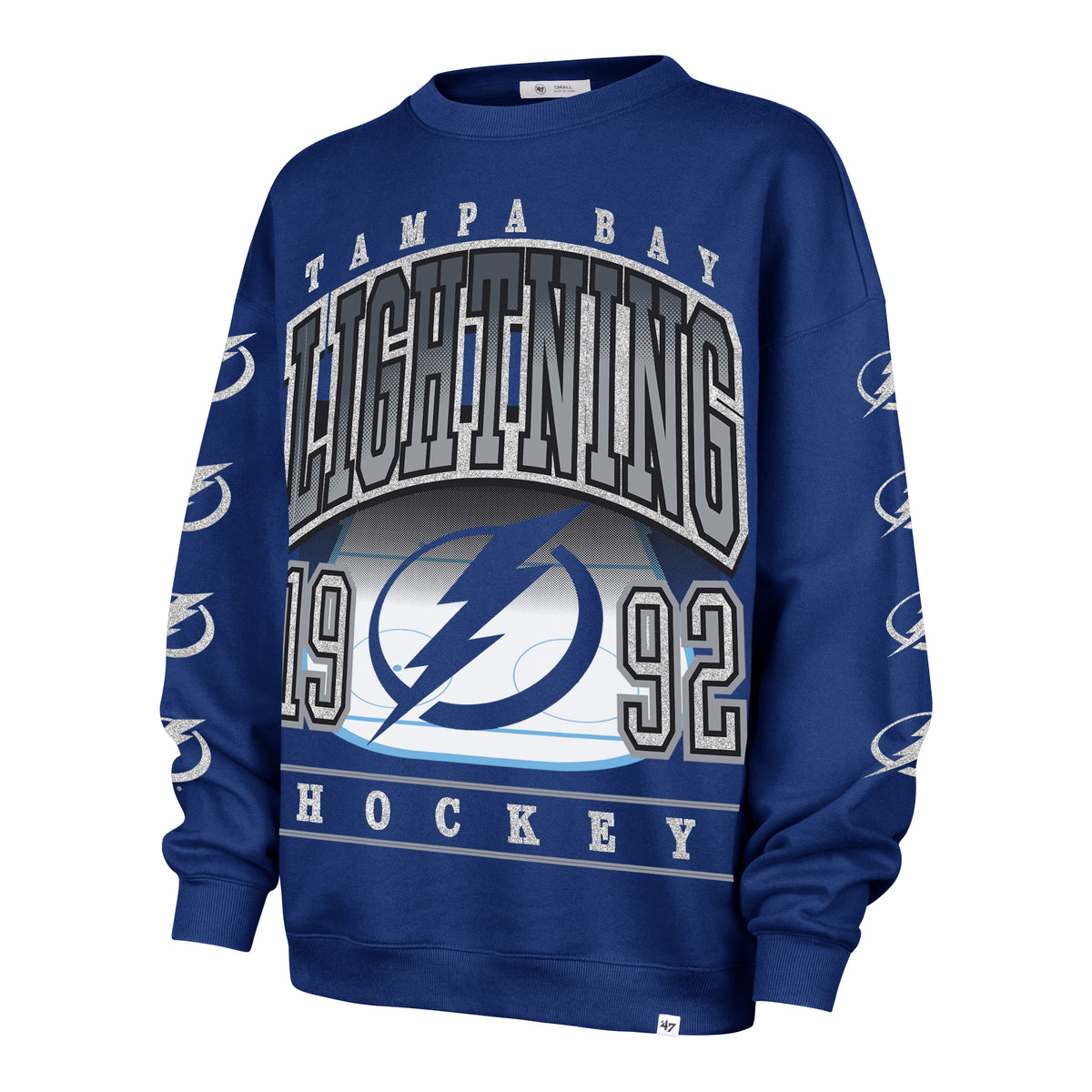 TAMPA BAY LIGHTNING GO BIG '47 OVERSIZED CREW WOMENS
