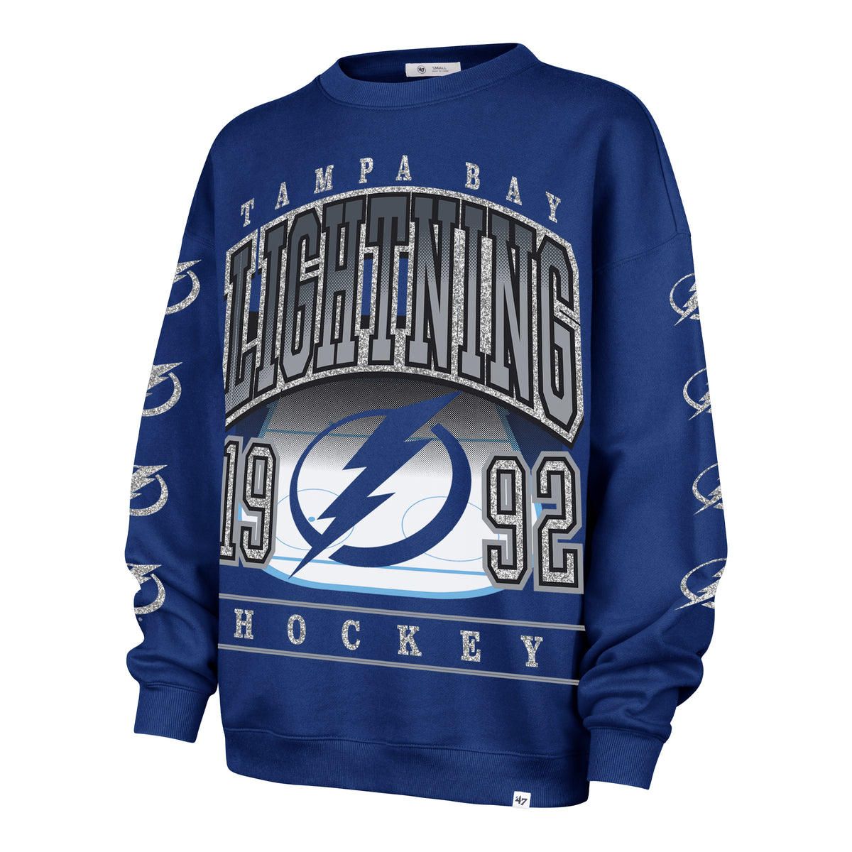 TAMPA BAY LIGHTNING GO BIG '47 OVERSIZED CREW WOMENS
