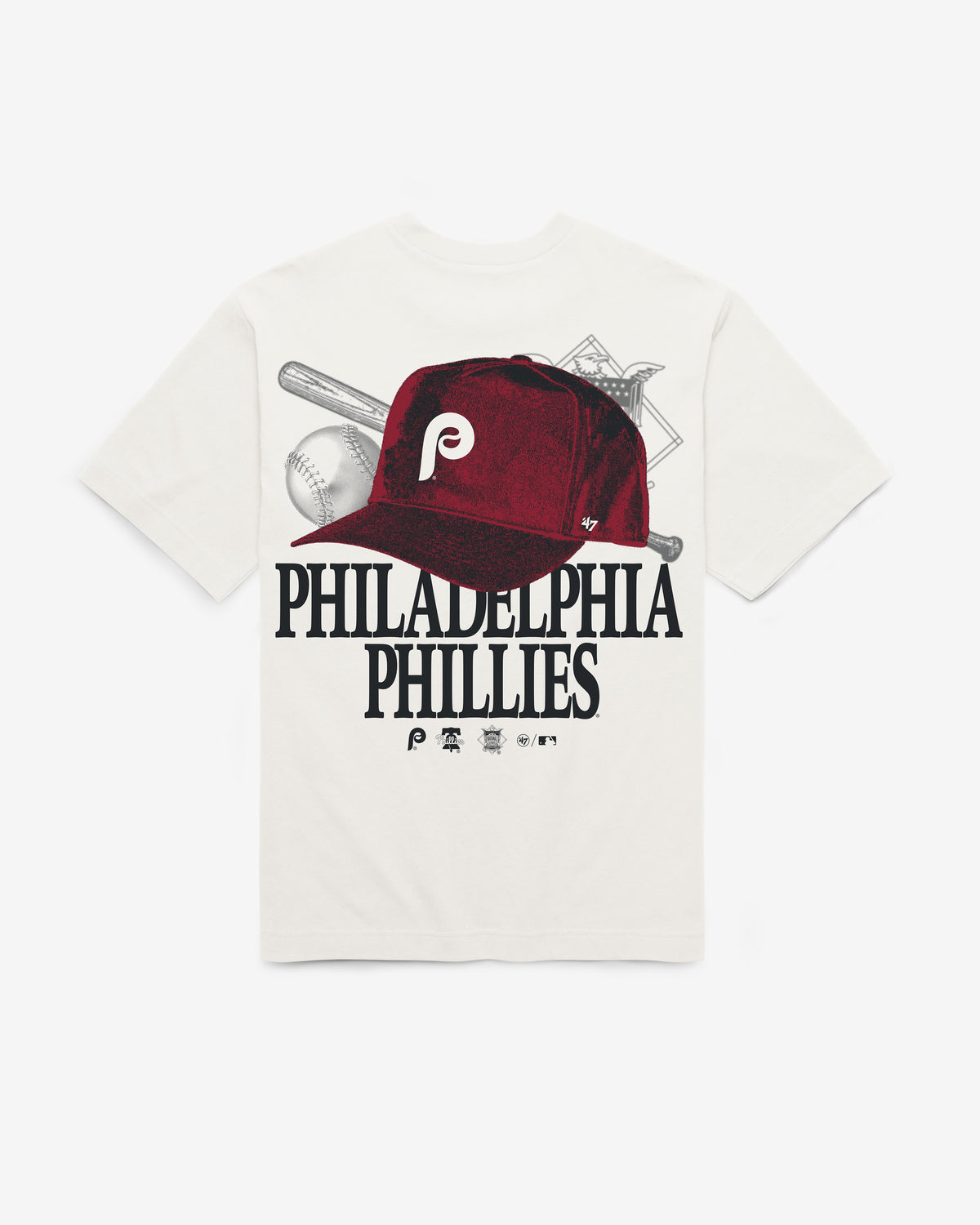 PHILADELPHIA PHILLIES IN THE PAPER '47 FOUNDATION TEE