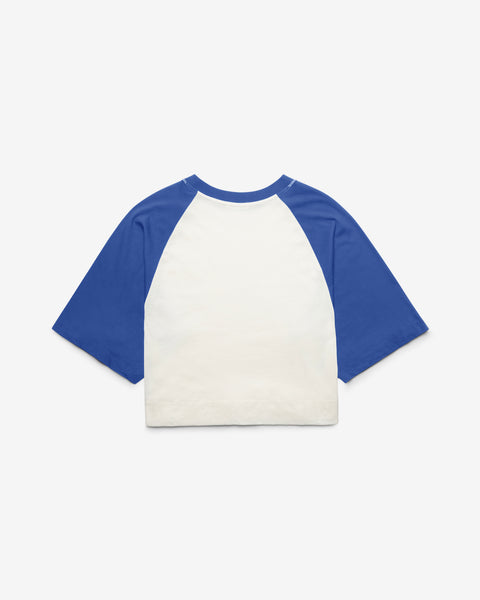 FLORIDA GATORS VINTAGE INFIELD SHIFT '47 RAGLAN CROP TEE WOMENS