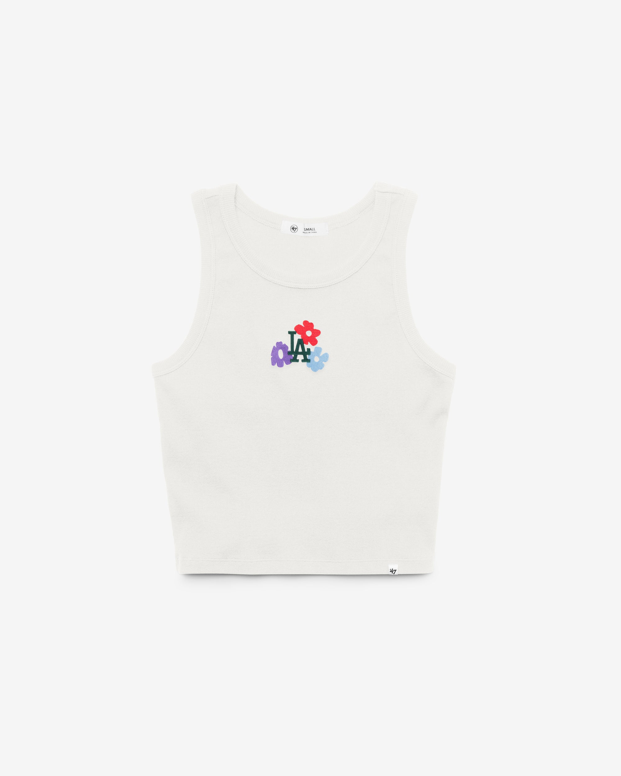 LOS ANGELES DODGERS OMA '47 BABY RIB TANK WOMENS