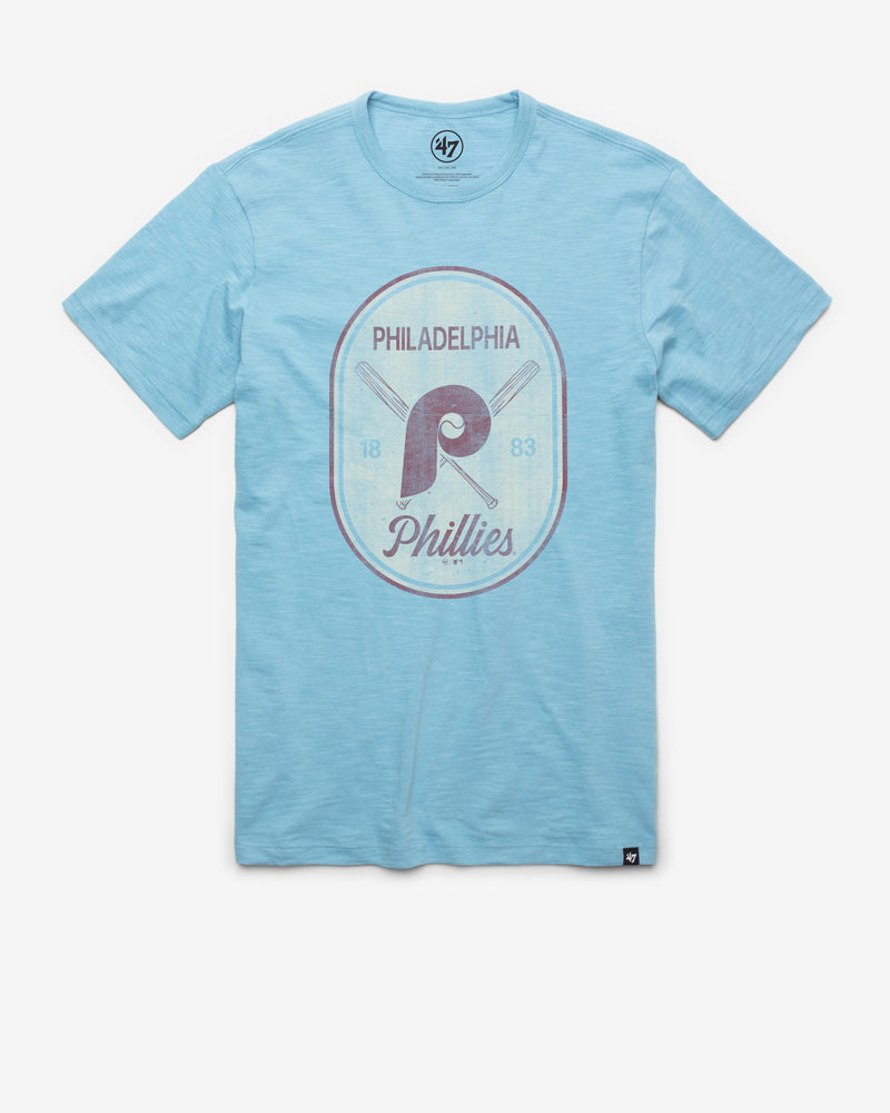 PHILADELPHIA PHILLIES COOPERSTOWN CROSS PATCH '47 SCRUM TEE