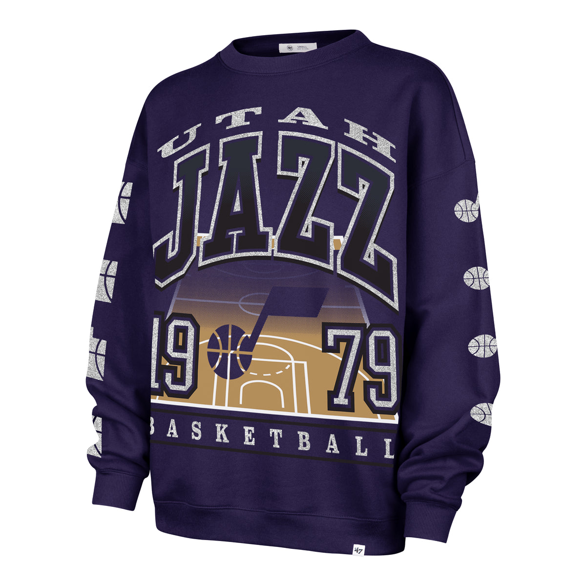 UTAH JAZZ GO BIG '47 OVERSIZED CREW WOMENS