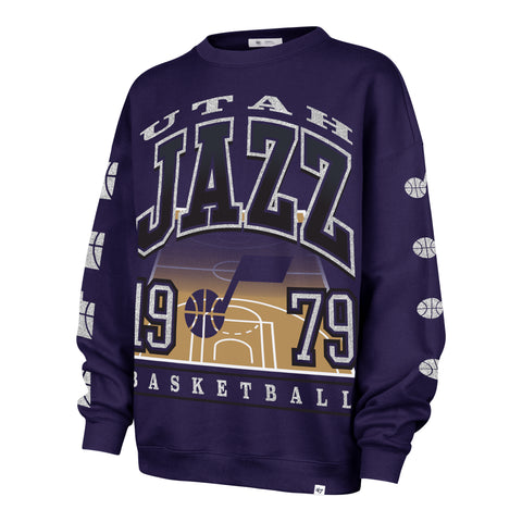 UTAH JAZZ GO BIG '47 OVERSIZED CREW WOMENS