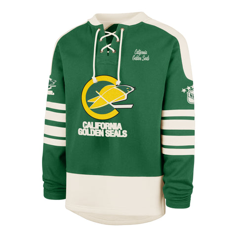 CALIFORNIA GOLDEN SEALS VINTAGE SWEEP CHECK '47 ETERNAL LACER HOOD