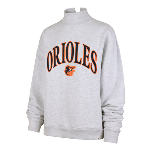 BALTIMORE ORIOLES VANTAGE '47 MOCK NECK PULLOVER WOMENS