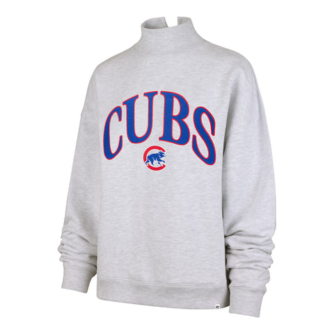 CHICAGO CUBS VANTAGE '47 MOCK NECK PULLOVER WOMENS