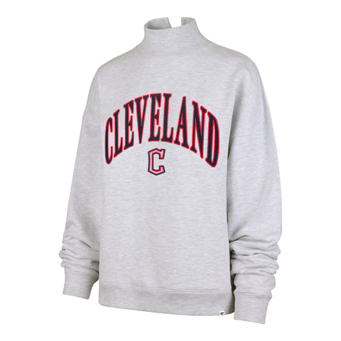 CLEVELAND GUARDIANS VANTAGE '47 MOCK NECK PULLOVER WOMENS