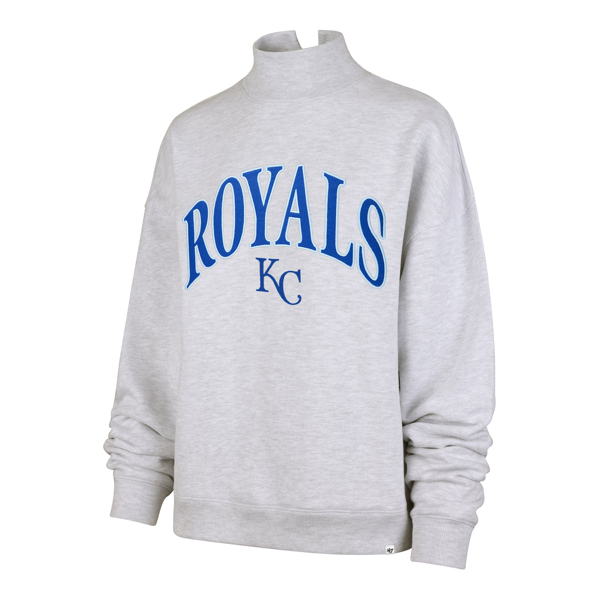 KANSAS CITY ROYALS VANTAGE '47 MOCK NECK PULLOVER WOMENS