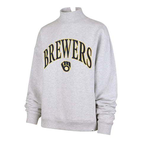 MILWAUKEE BREWERS VANTAGE '47 MOCK NECK PULLOVER WOMENS