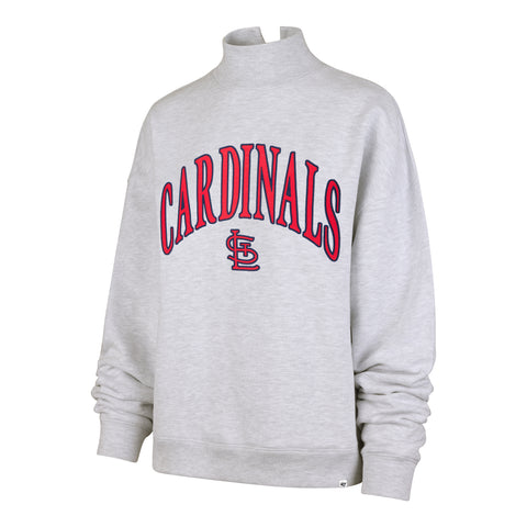 ST. LOUIS CARDINALS VANTAGE '47 MOCK NECK PULLOVER WOMENS