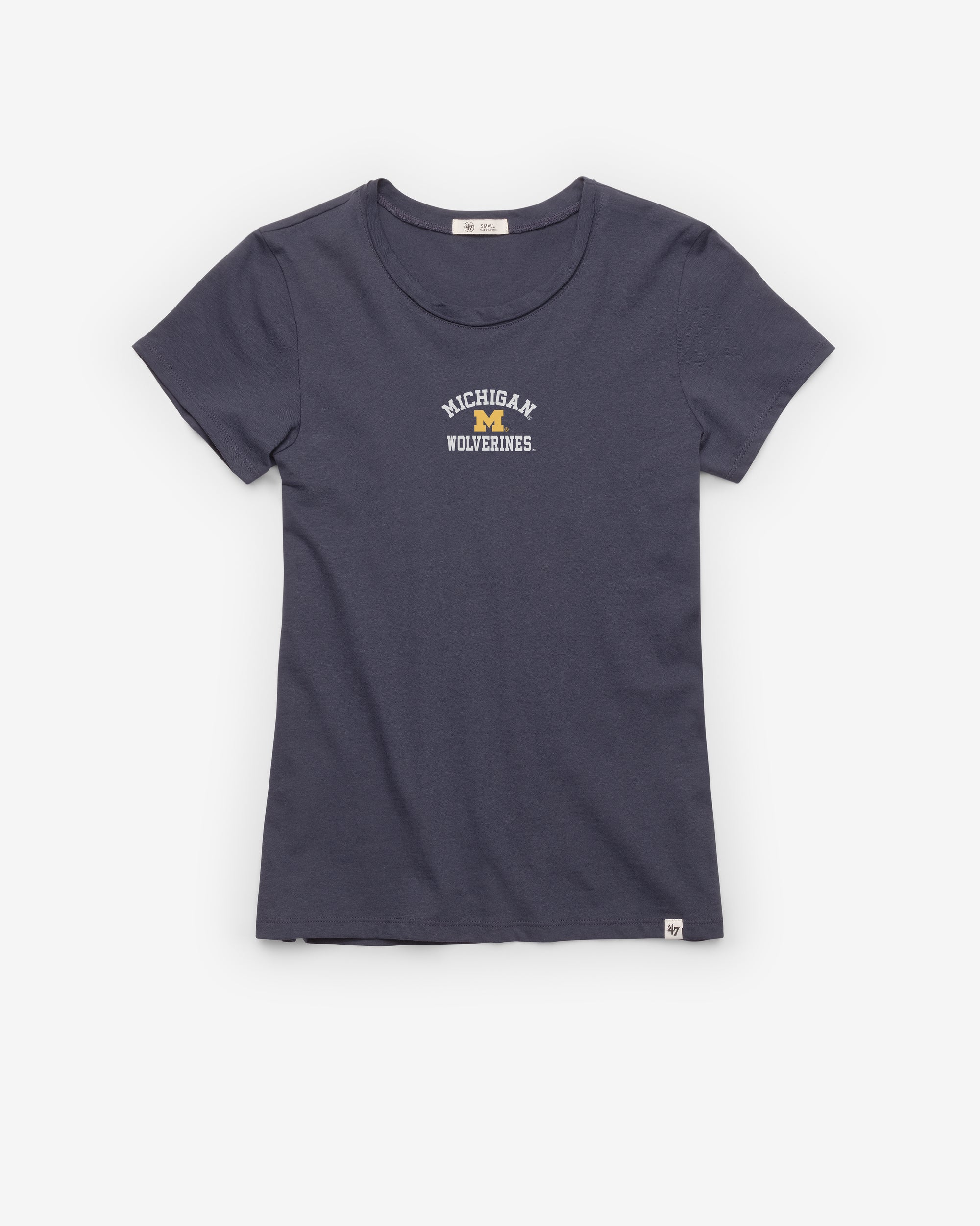 MICHIGAN WOLVERINES SPIRITED ARCH '47 WOMEN'S FRANKIE TEE