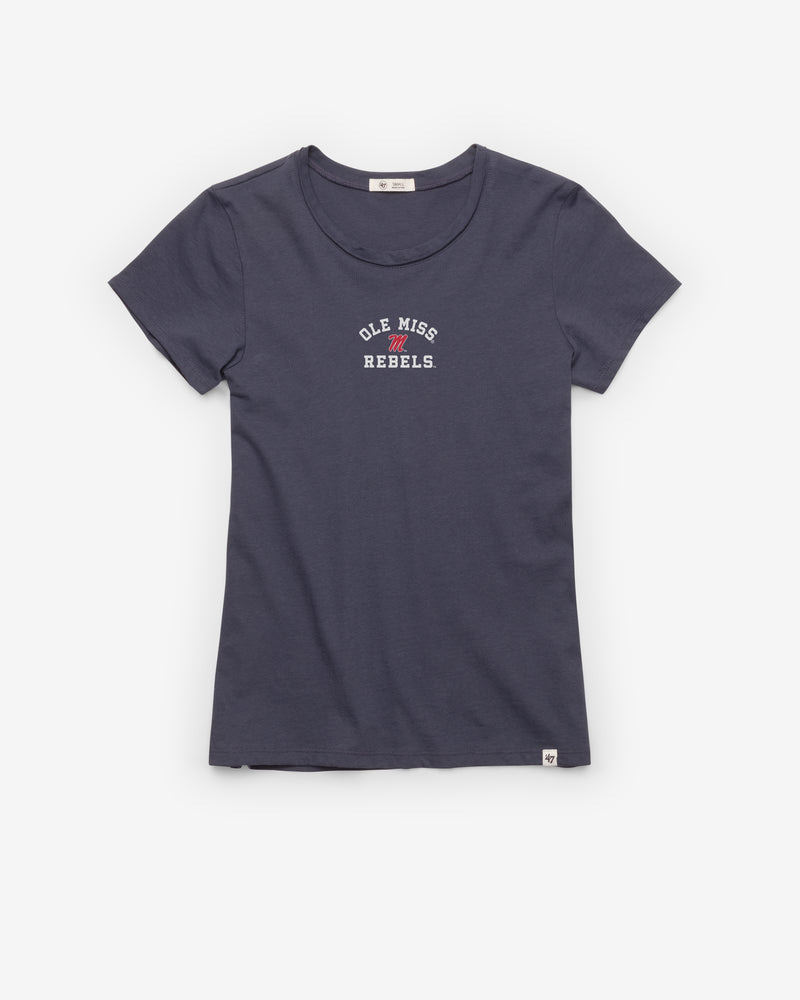 OLE MISS REBELS SPIRITED ARCH '47 WOMEN'S FRANKIE TEE