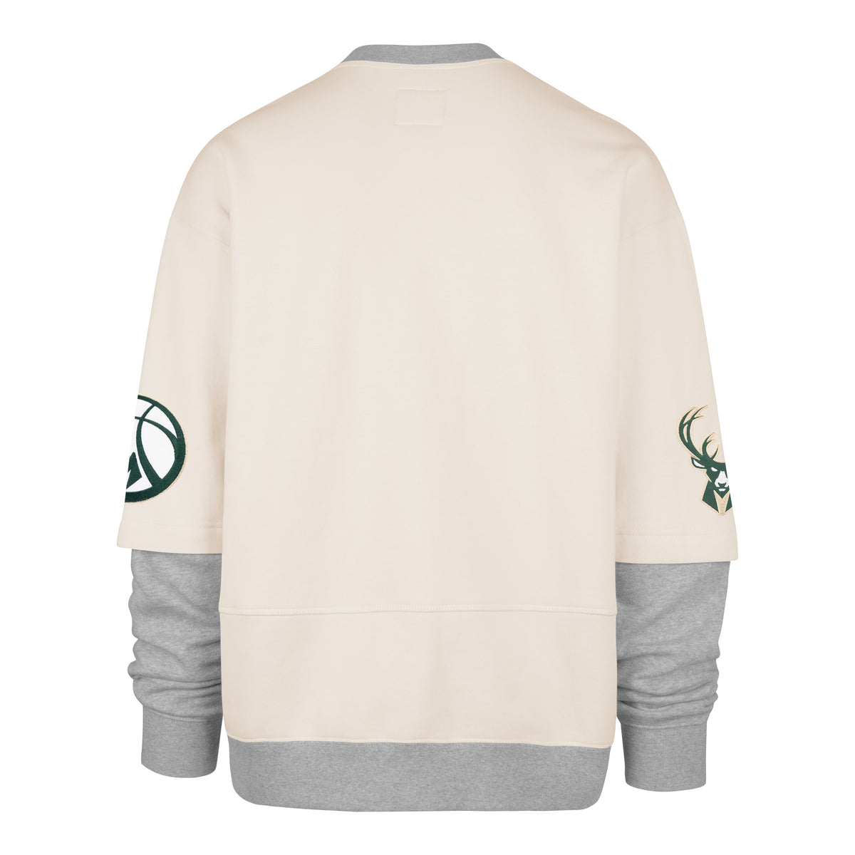 MILWAUKEE BUCKS TRIFECTA '47 DOUBLE LAYERED SNAP CREW