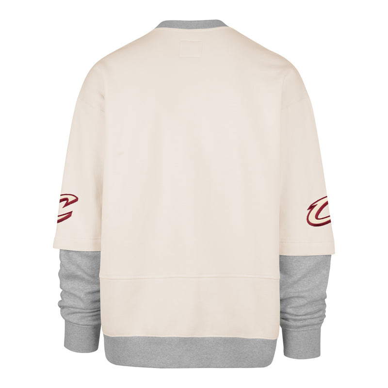 CLEVELAND CAVALIERS TRIFECTA '47 DOUBLE LAYERED SNAP CREW