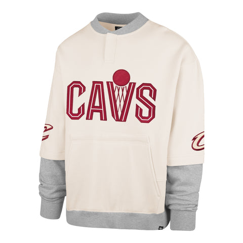 CLEVELAND CAVALIERS TRIFECTA '47 DOUBLE LAYERED SNAP CREW